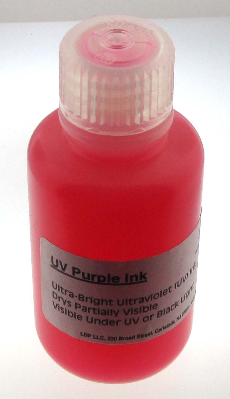 UVInk2OZPurple: 2 Ounces Ultraviolet (UV) Purple Ink