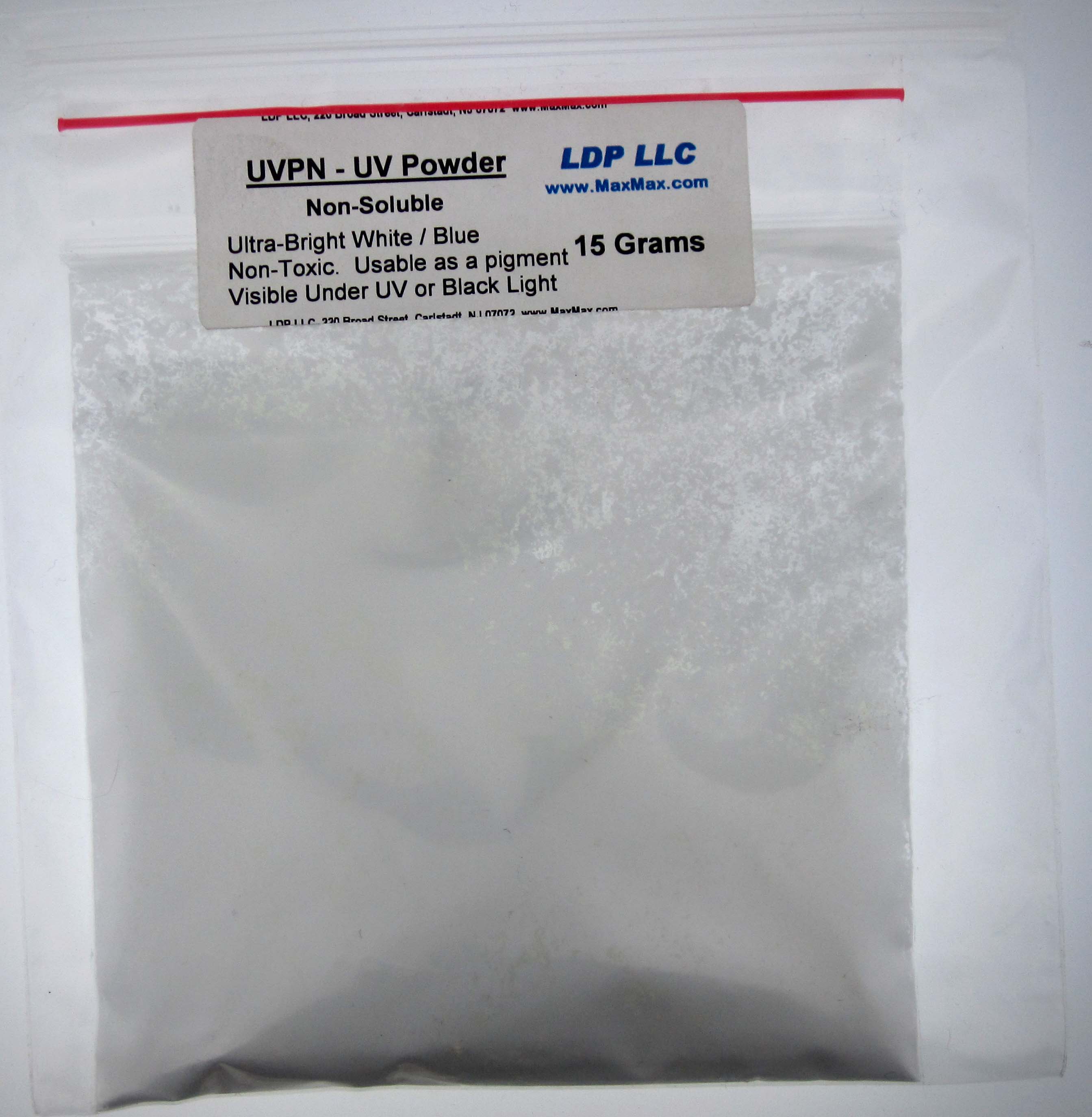 UVPN: 15 Grams Ultraviolet (UV) Visible Non-Soluble Powder