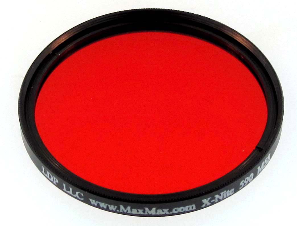 XNite59025: X-Nite 590nm Filter in 25mm Diameter x 2mm Thick