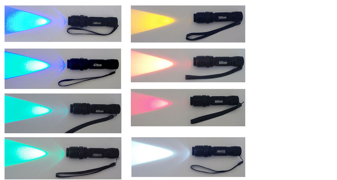 FlashFRN-Comb8: Forensic Quality Flashlight - 8 PC Combo