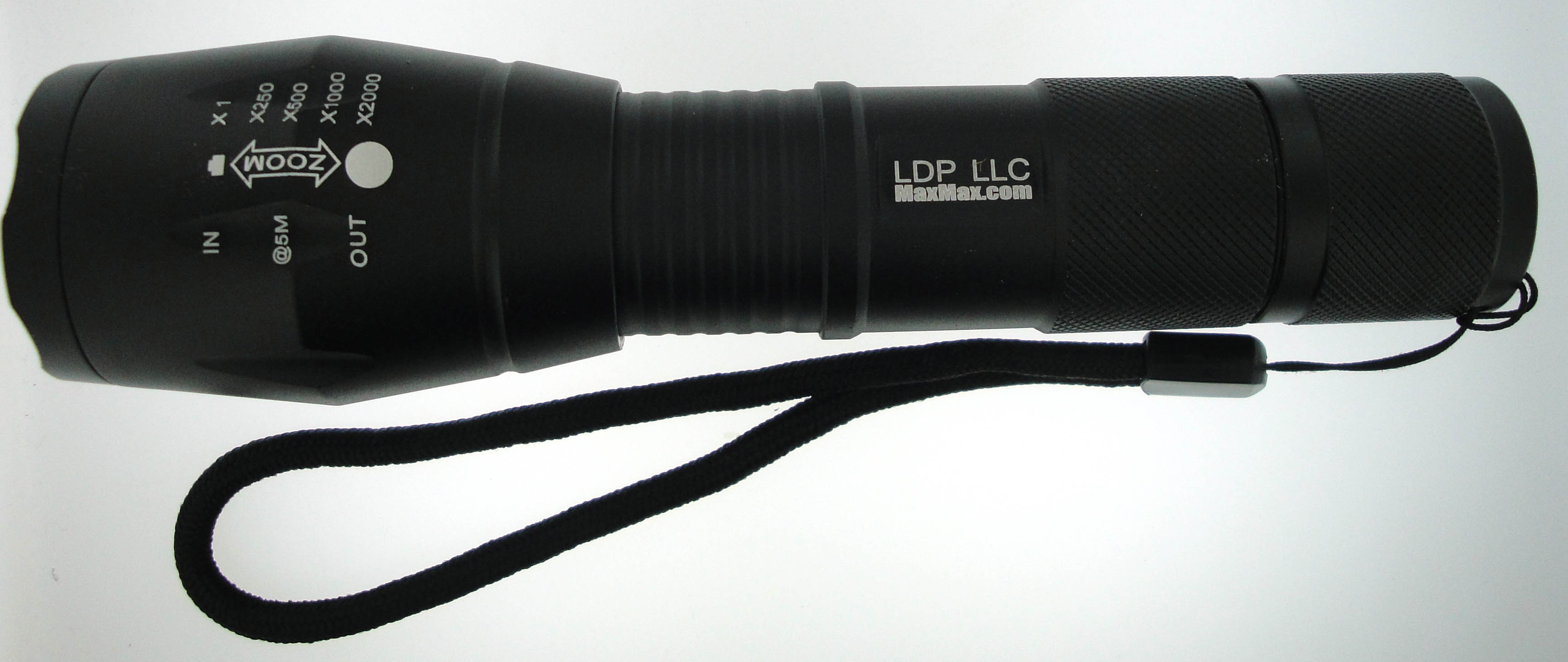 XNiteFlashF-255-3W: XNiteFlashF Housing with a 255nm 3 Watt UV LED