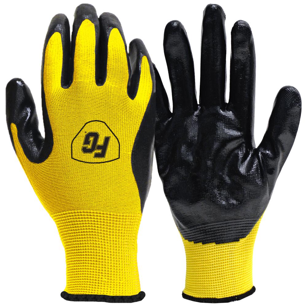 General Purpose Nitrile Coated Gloves - Large